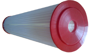 FILTRO PLISSETTATO (PIEGHETTATO) PER ACQUA CALDA MAX 75°C filtro per acqua calda - ricambio per filtri aqua atlas - chillichemie - compatibile con contenitori vessel da 10